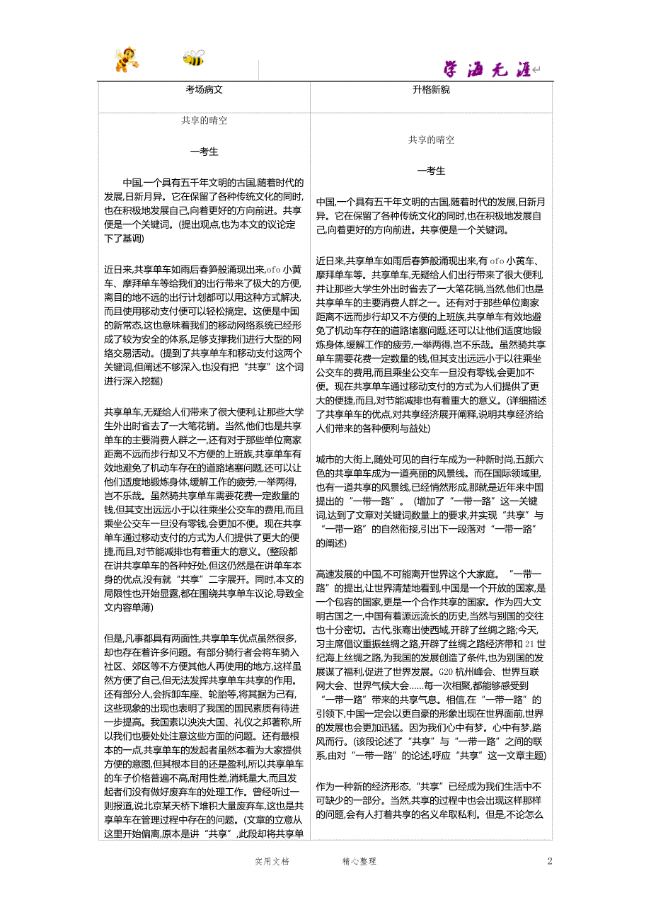 备战高考--专题二十一　文体鲜明写佳篇（附解析答案）_第2页