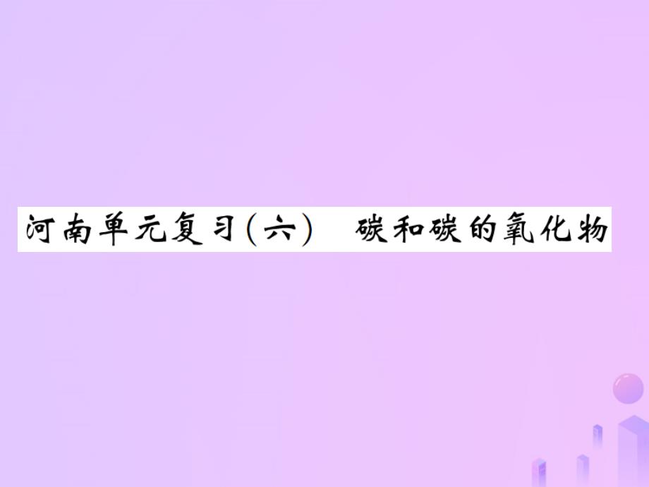 河南专版九年级化学上册第六单元碳和碳的氧化物单元复习六碳和碳的氧化物增分课练习题课件新版新人教版_第1页