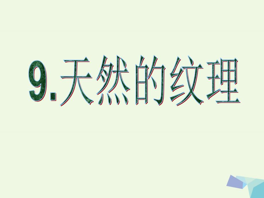 三年级上册美术课件第9课天然的纹理2人教新课标36_第1页