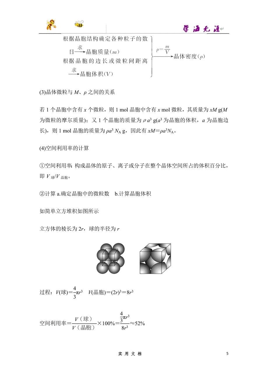 2020 化学 高考冲刺二轮 --第3讲 晶体结构与性质_第5页