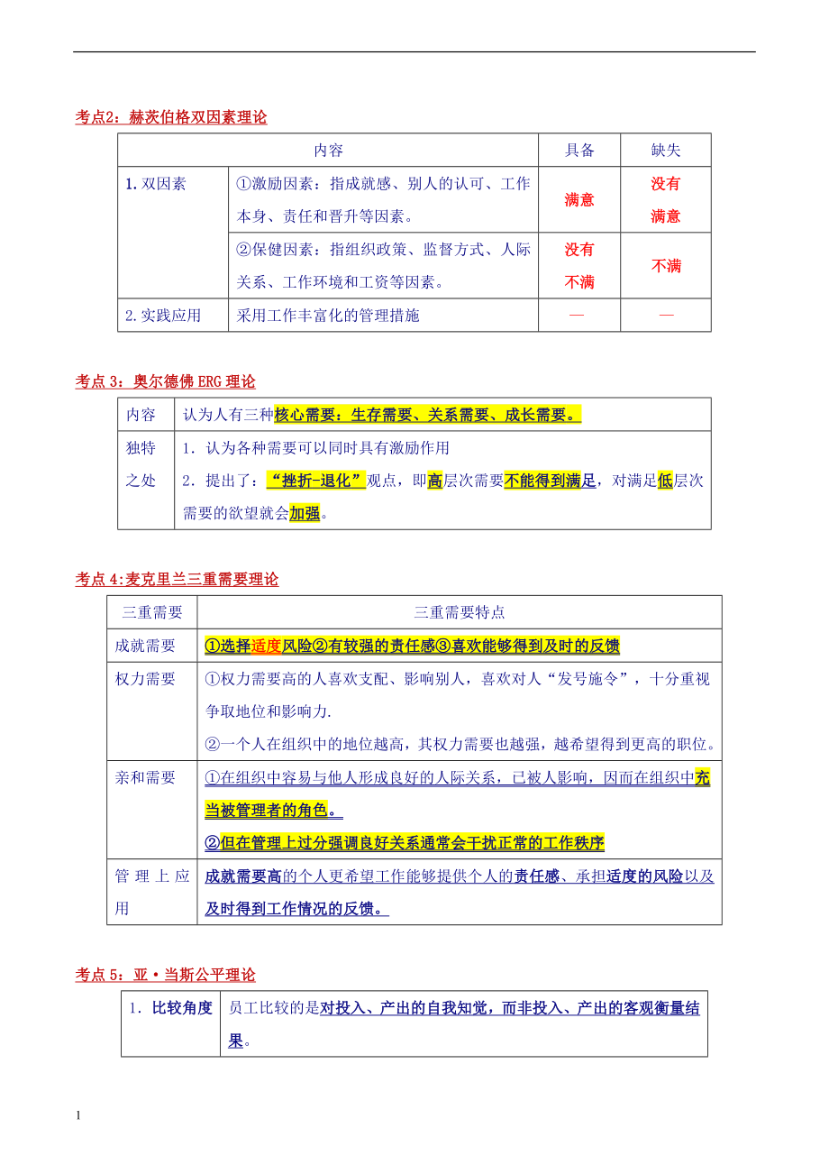 2018中级经济师-人力-考点强化班(修订版)研究报告_第4页