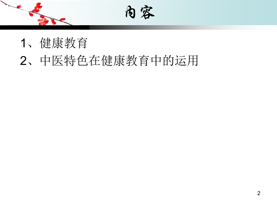 中医特色健康教育PPT参考幻灯片_第2页