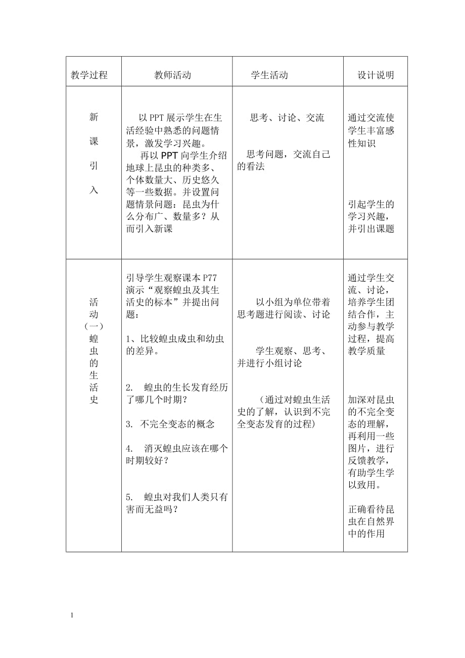 动物的生殖和发育教案设计教学材料_第2页