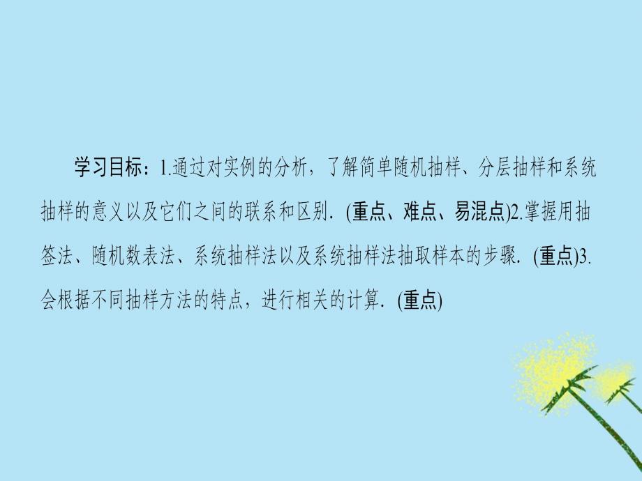 高中数学第2章统计2.1抽样方法课件苏教版必修3_第2页