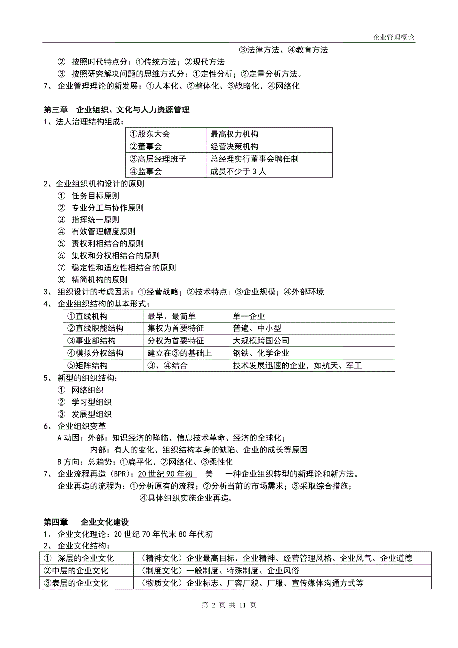 【企业管理概论】-笔记整理_第2页