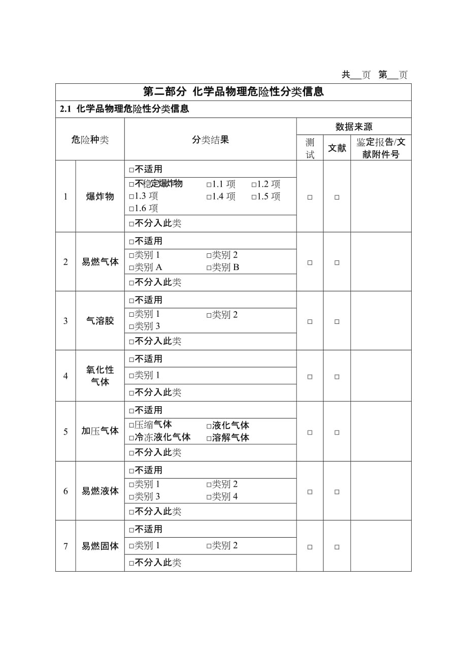 《化学品物理危险性分类报告》_第3页