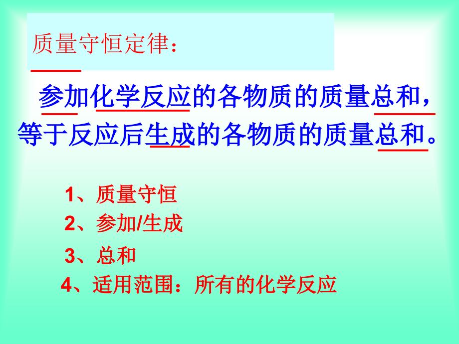 第五单元定量研究化学反应复习课件_第1页