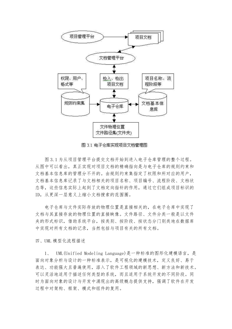 UML关于项目管理中文档组织流程化模型描述_第4页