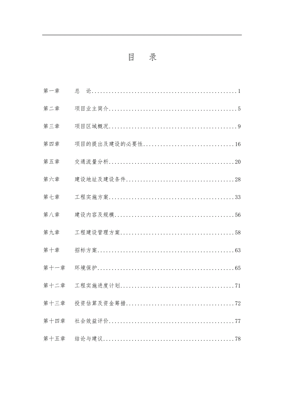 X大道建设项目可行性实施计划书_第1页