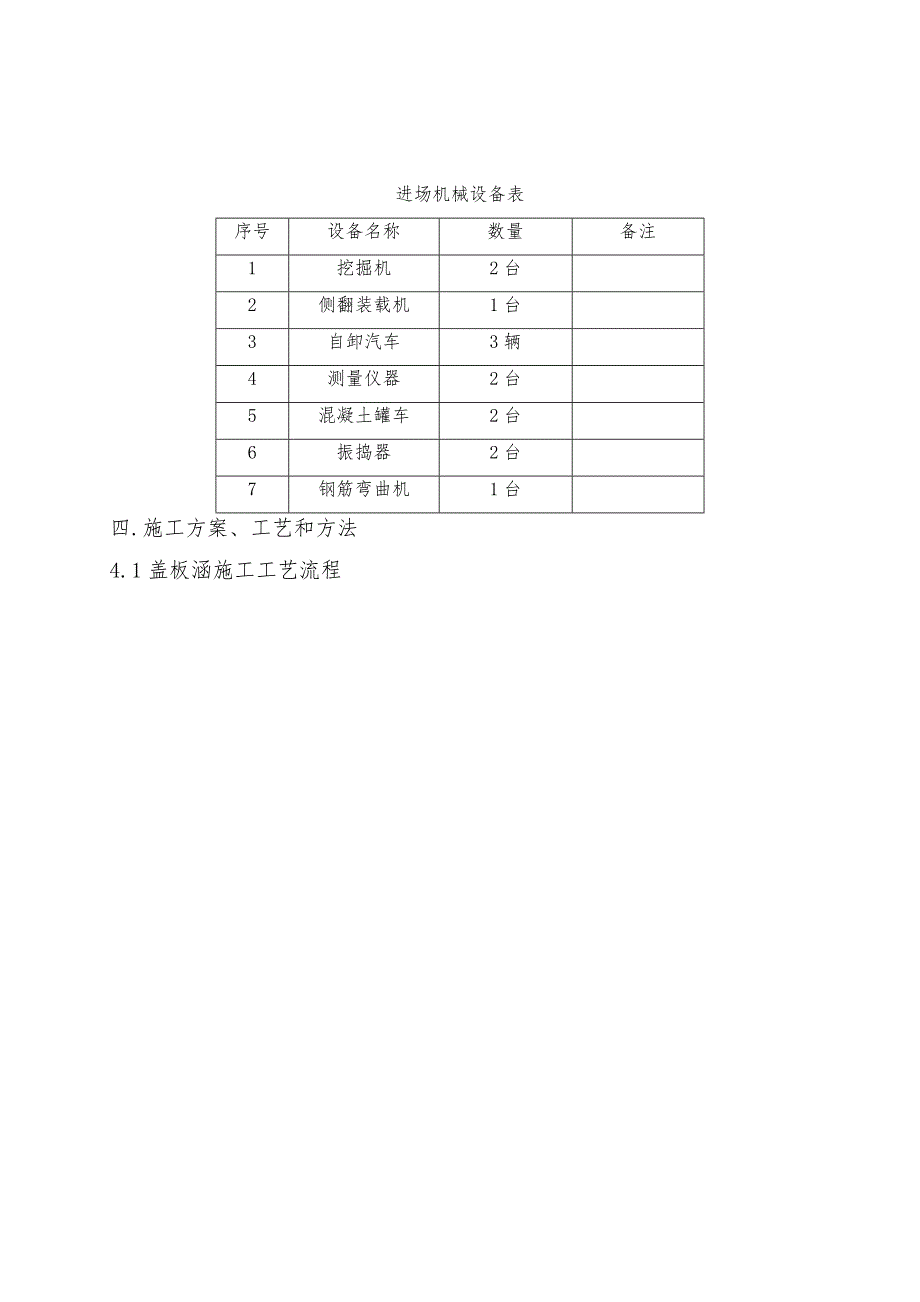 改线涵洞工程项目工程施工设计方案设计书_第2页