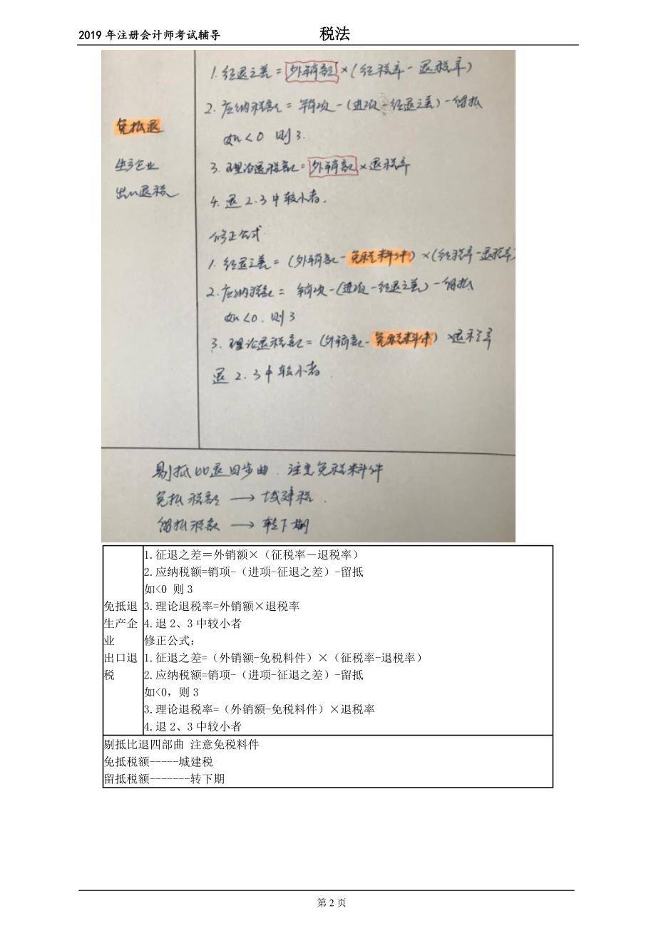 2019注会税法零基础班讲义_第2页