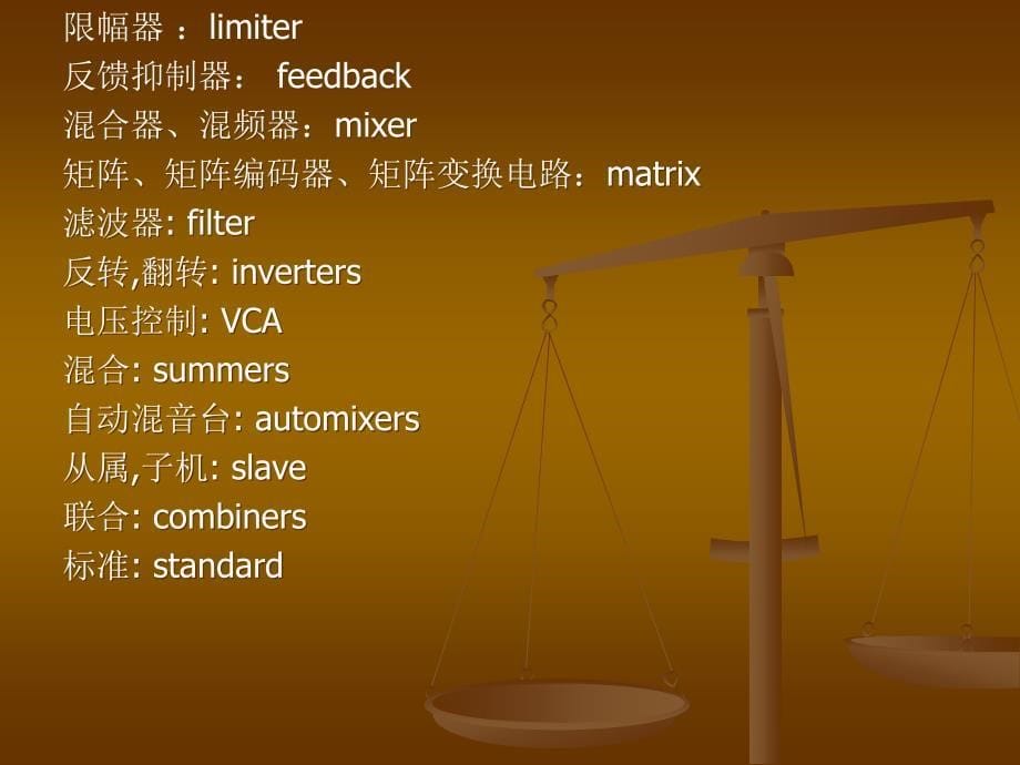 音频系统专业名词解释和英汉对照.ppt_第5页