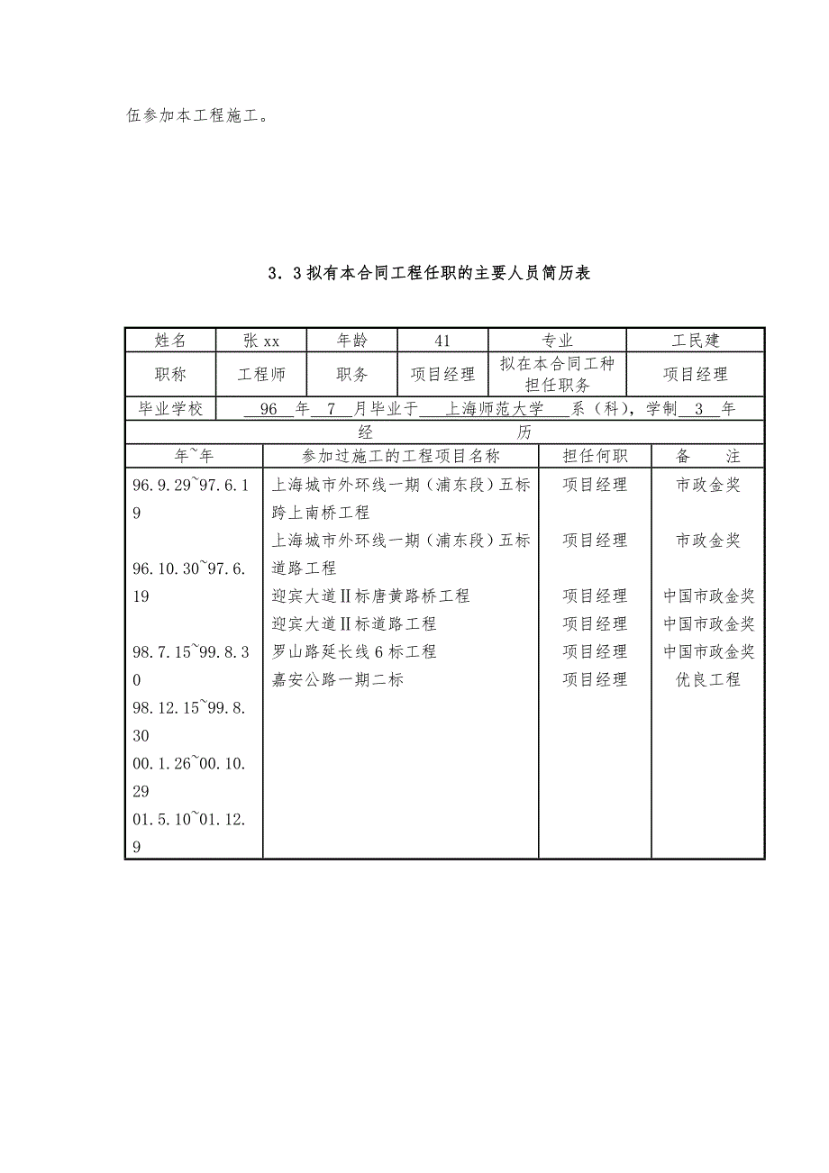 某一级公路工程施工组织设计方案_第4页