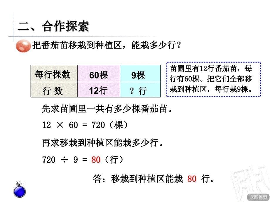 （赛课课件）三年级下数《乘、除法两步计算解决问题》 第2课时_第5页