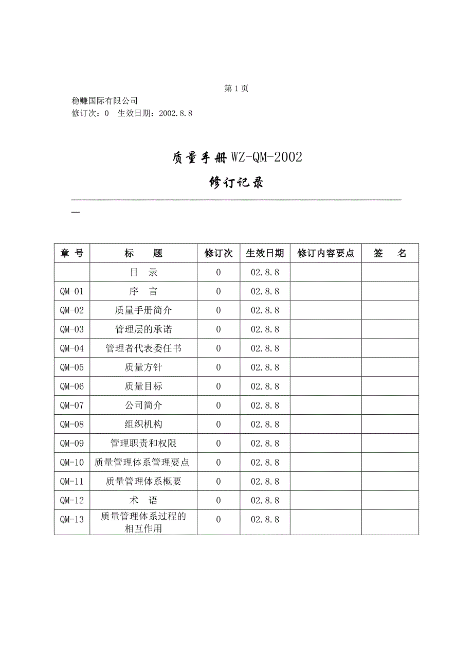 （质量管理手册）稳赚质量手册_第3页