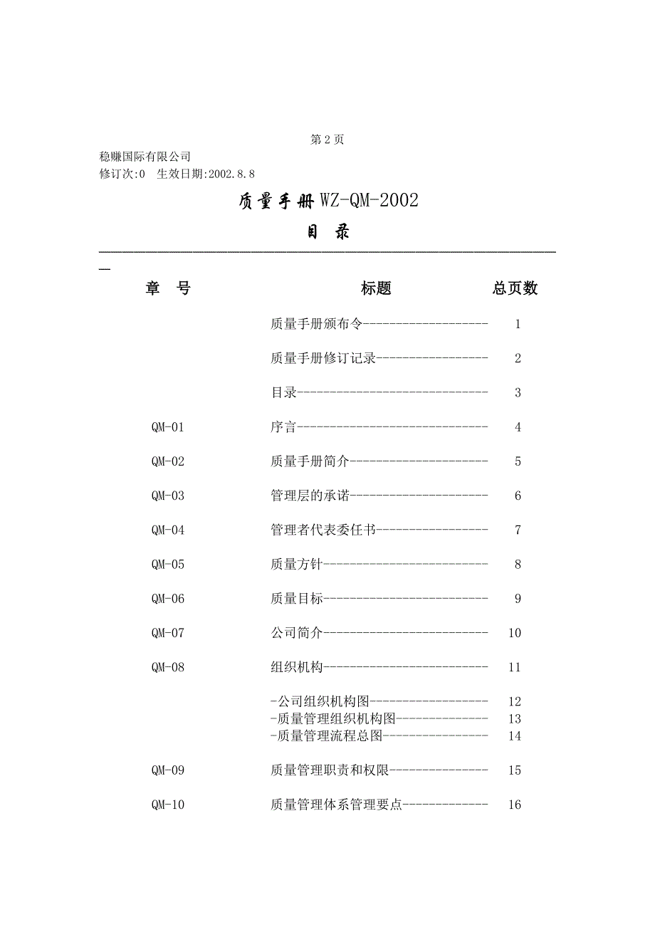 （质量管理手册）稳赚质量手册_第4页