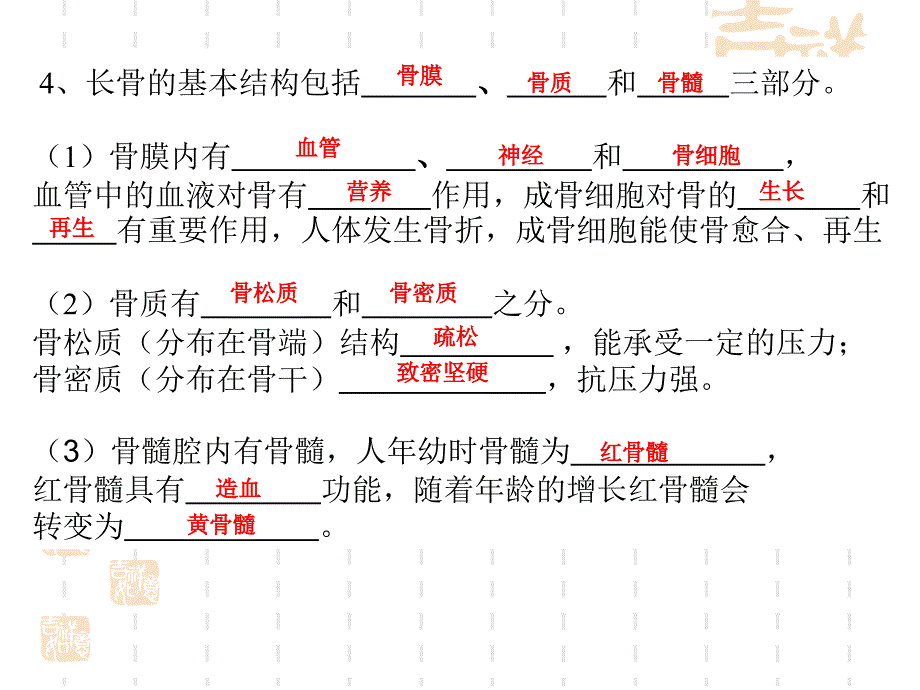 苏科版八年级生物第17章 动物的运动与行为 (复习课件)_第4页