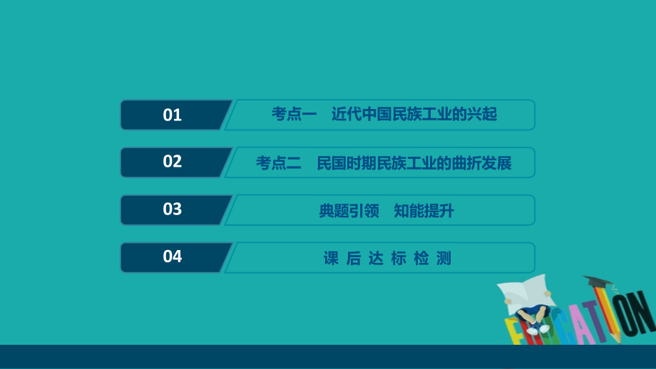 2021版浙江新高考选考历史一轮复习课件：第17讲　近代中国资本主义的曲折发展_第2页