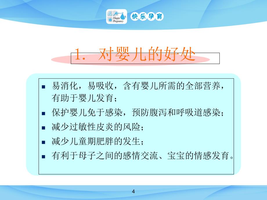 快乐孕育孕妇学校高级教程-第八讲-母乳喂养课件-2学习资料_第4页