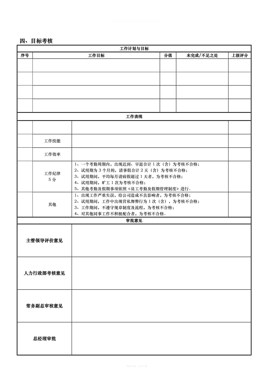 试用期岗位目标责任书律师整理版_第2页