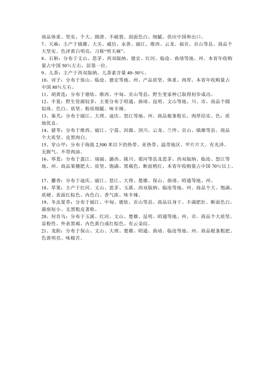 云南省中药材分析_第2页