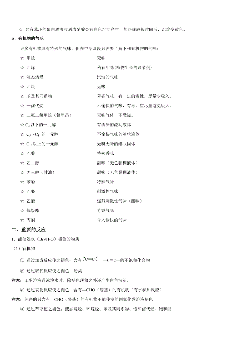 化学选修5《有机化学基础》-知识点详细对比整理_第3页