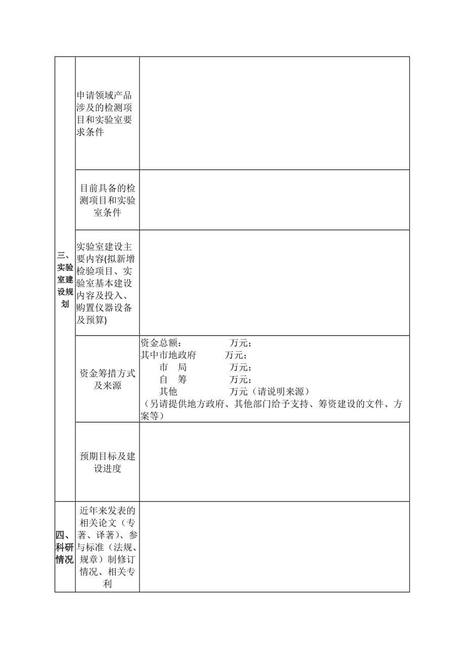 申报广西自治区质检中心基本情况表_第2页