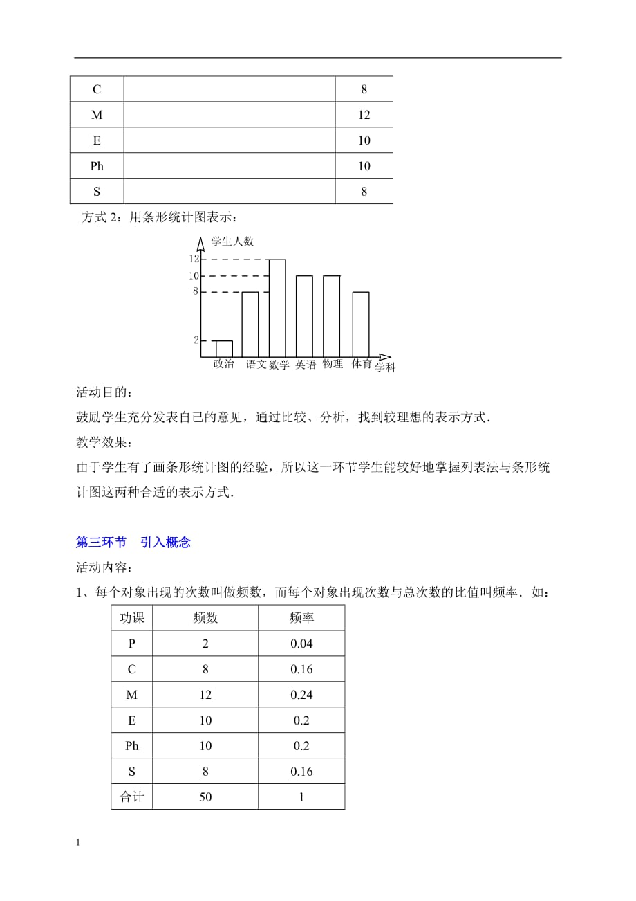 频数与频率（一）讲义教材_第3页