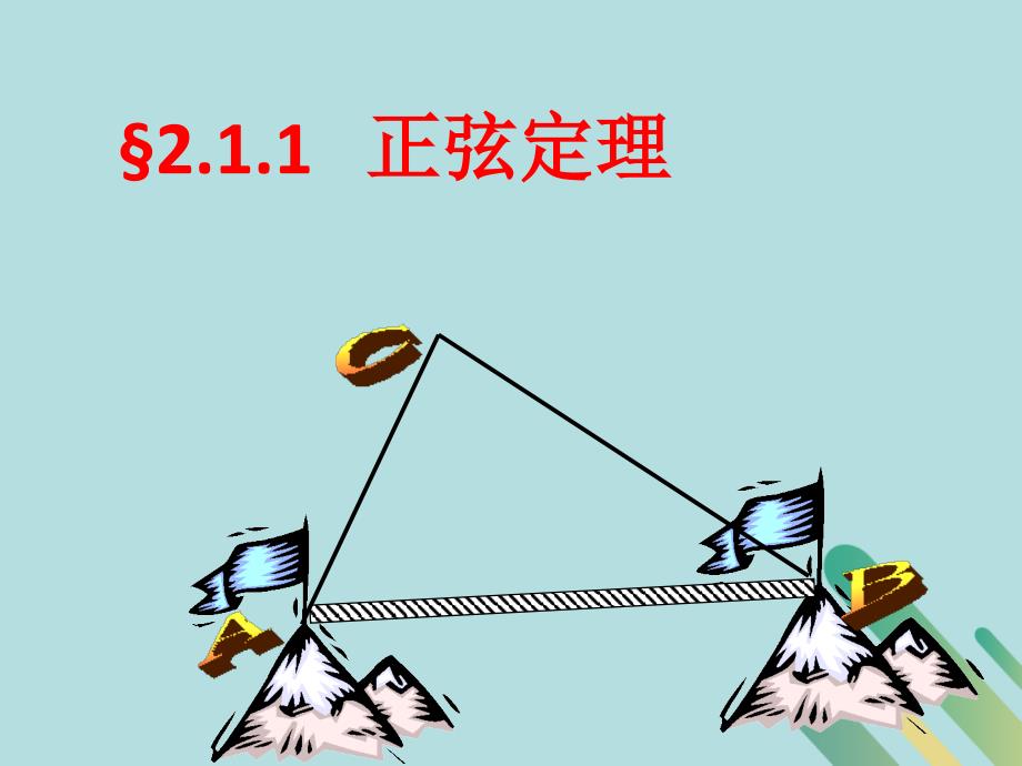 江西吉安高中数学第2章解三角形2.1.1正弦定理课件北师大必修5 .ppt_第1页