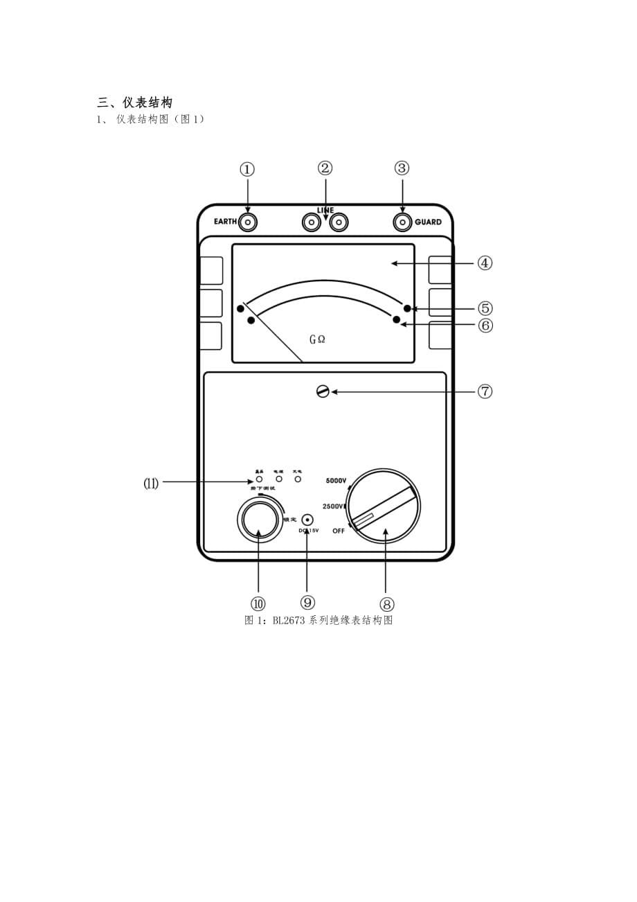 大功率高压兆欧表技术资料全_第5页