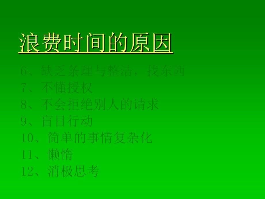 21世纪职业经理人时间管理实务_第5页