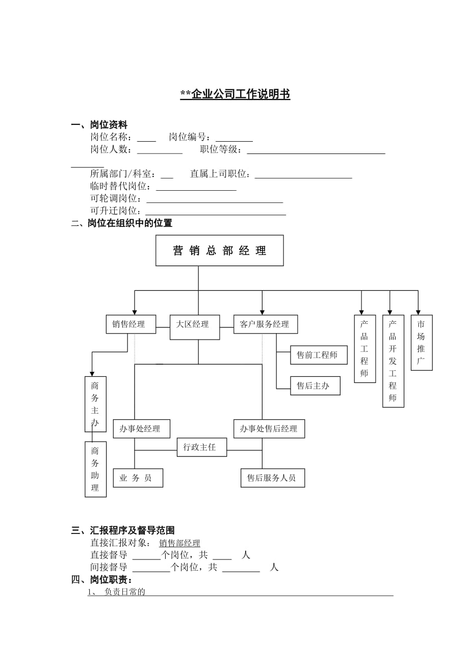 SC企业工作说明书_第1页