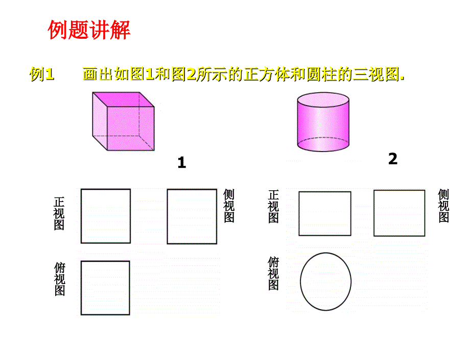 立体图形的三视图讲课教案_第4页