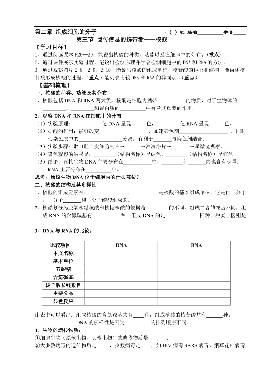 核酸学案教案.doc_第1页