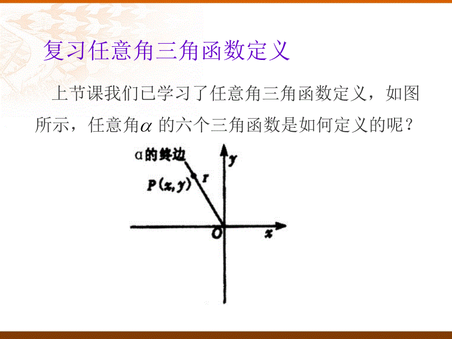 高一数学上册同角三角函数的基本关系式课件.ppt_第2页