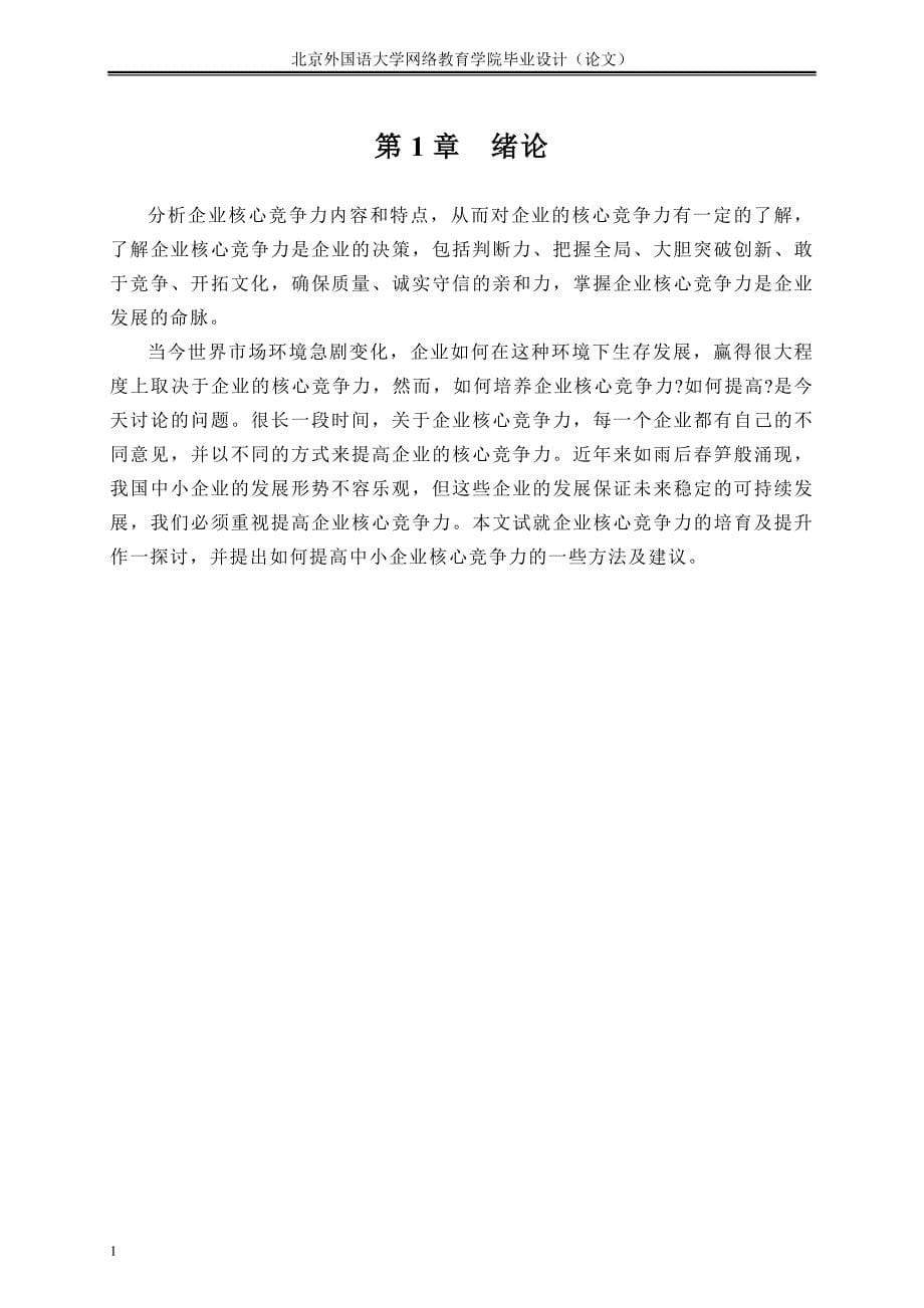 论北京久新软件企业核心竞争力-经管专业毕业论文文章教学讲义_第5页