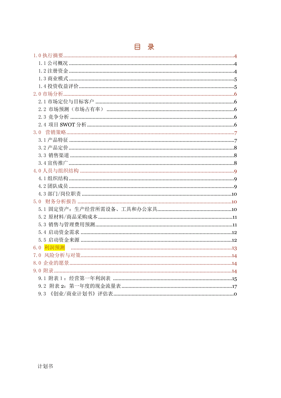 BP商业创业计划书模板.doc_第3页