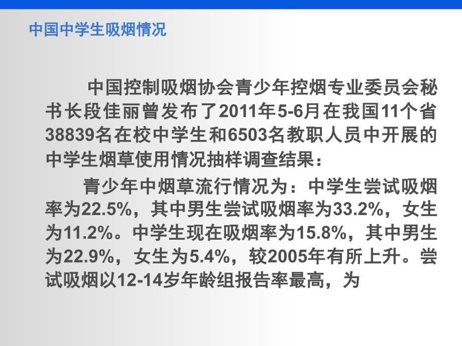 控烟讲座课件上课讲义_第5页