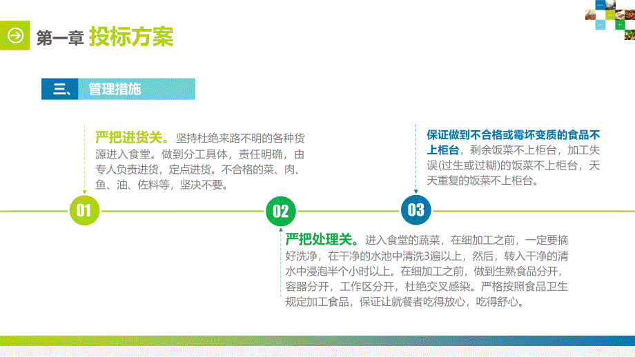 框架完整内容完整食堂投标PPT_第3页