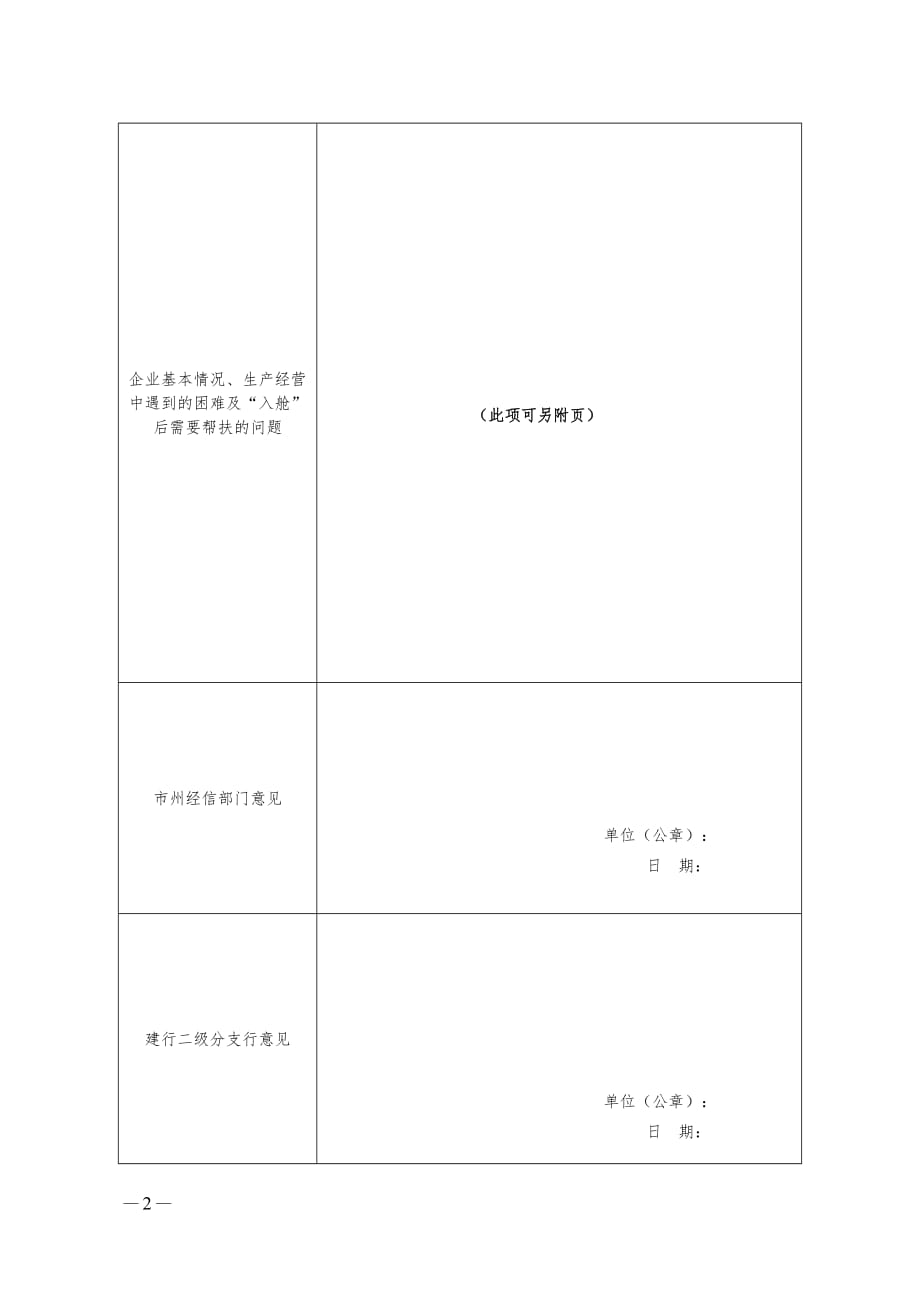 “企业氧舱”入舱企业基本情况表_第2页