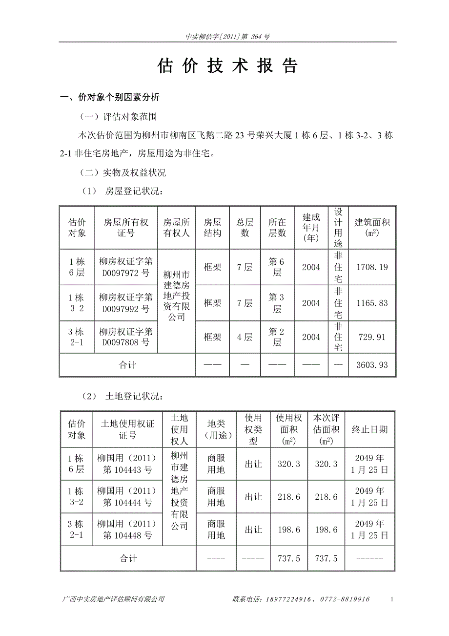 （地产市场分析）房地产评估技术报告_第2页