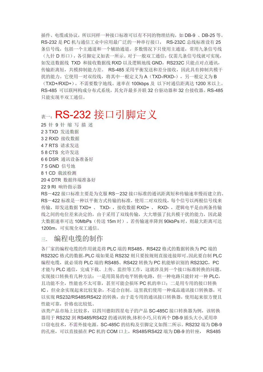 （电力行业）最全的PLC通讯电缆编程电缆自制（）_第2页