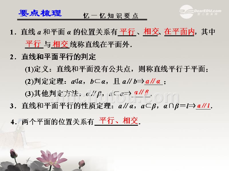 第八章 8.3 直线、平面平行的判定及其性质.ppt_第2页