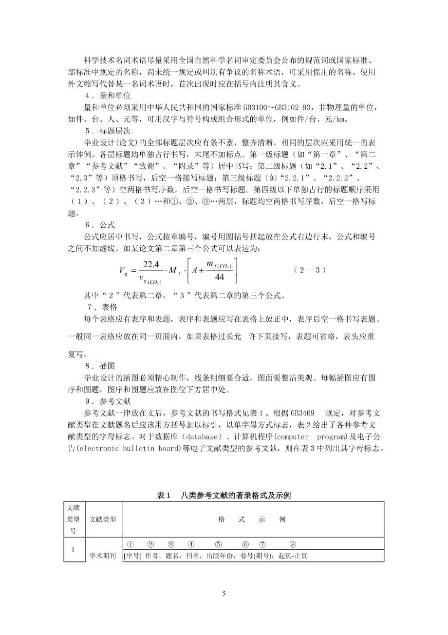 （电力行业）毕业论文撰写细则上海电力学院_第5页