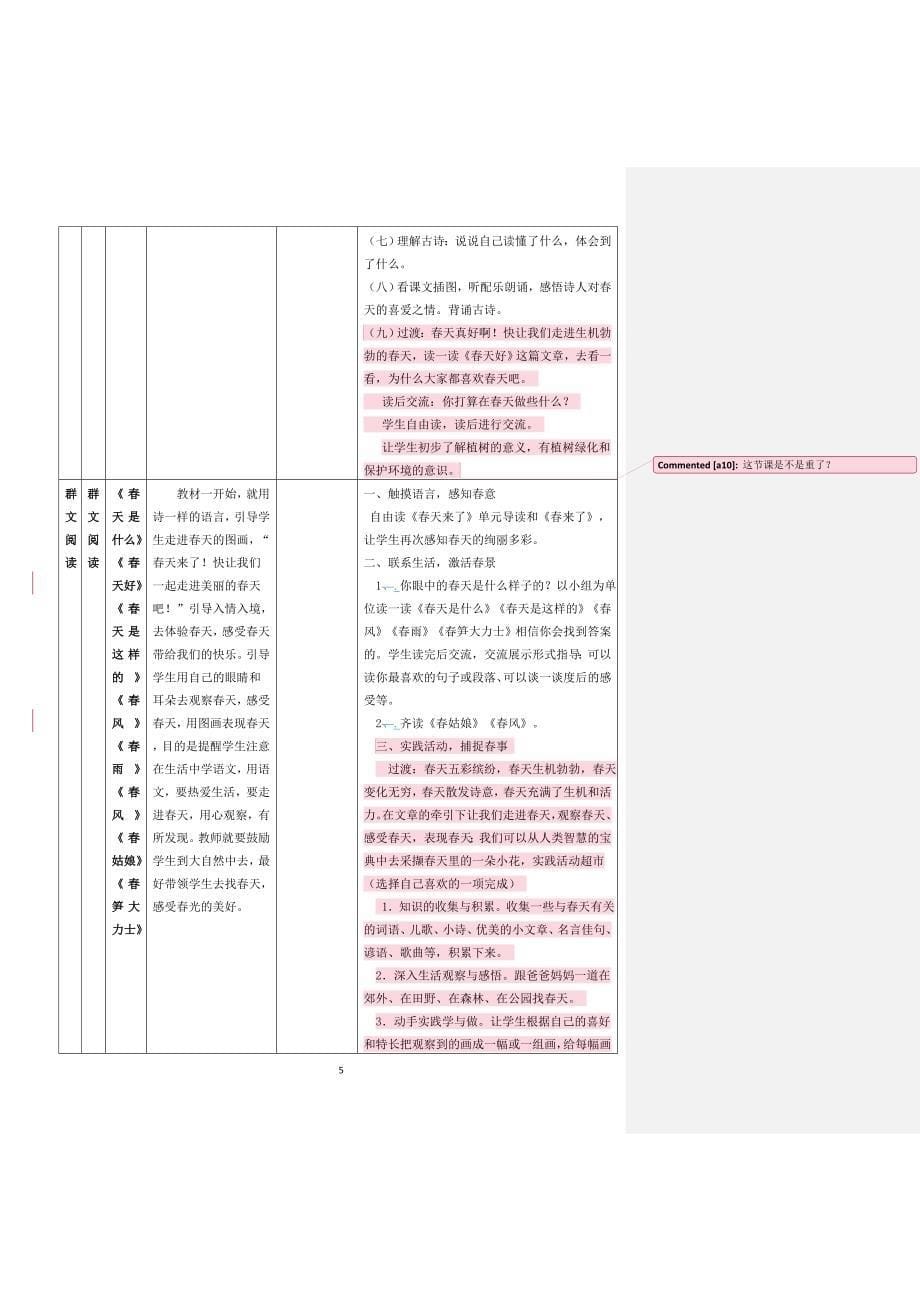 一年级下册语文主题学习-课时整合材料(正式稿) (1)_第5页