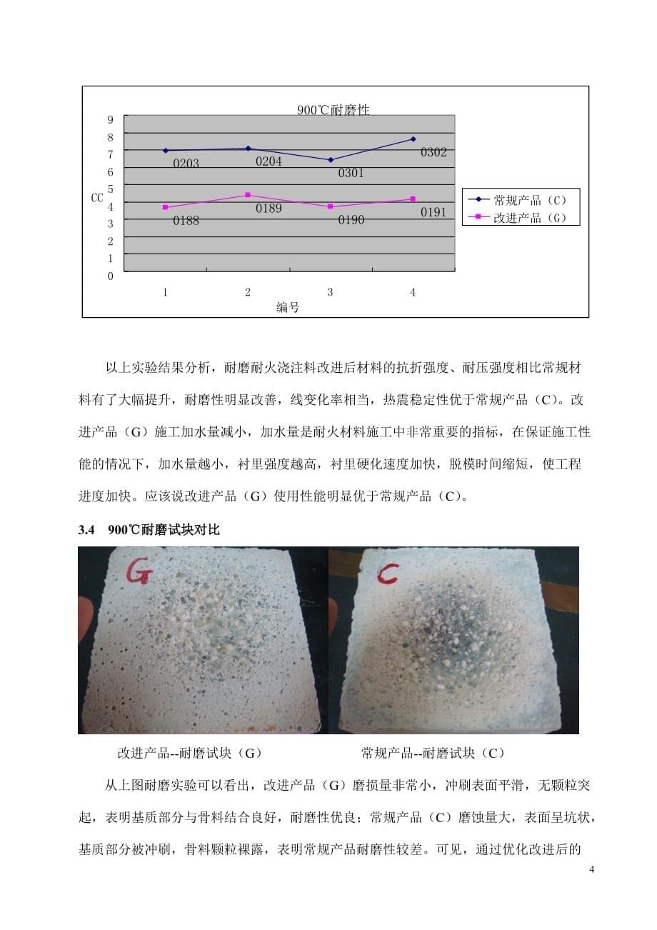 循环流化床锅炉(CFB)耐磨耐火浇注料性能改进研究_第5页