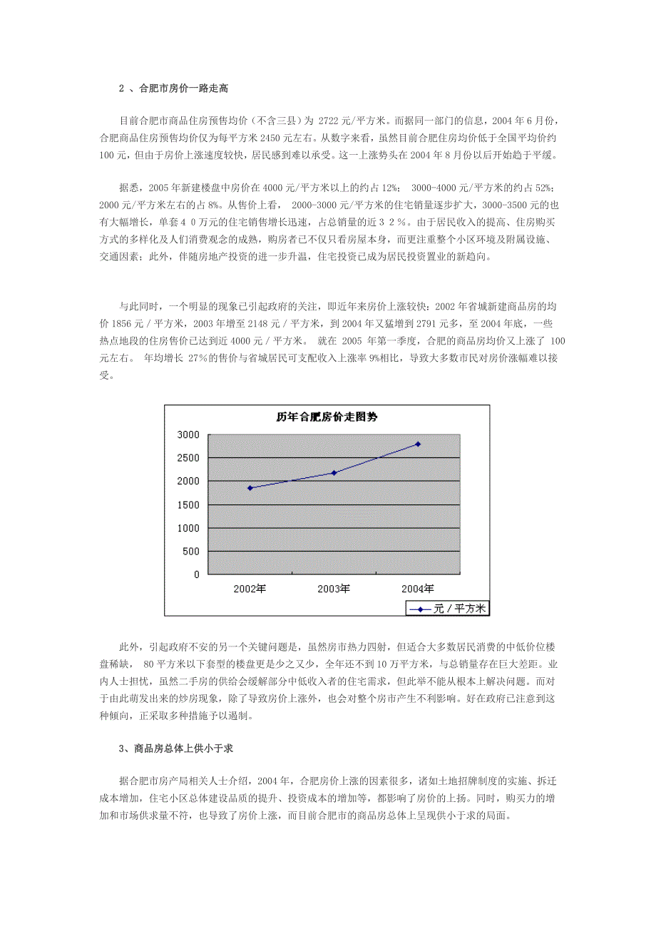 （地产市场分析）安徽合肥市房地产分析报告_第3页