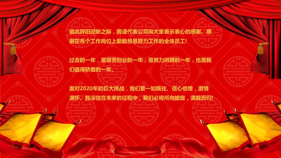 中国风开门红大气公司年会颁奖PPT模板_第3页