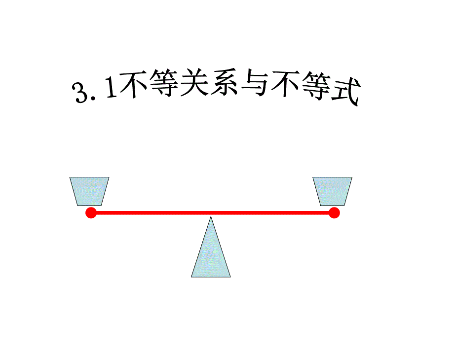 高一数学不等关系与不等式课件苏教.ppt_第1页