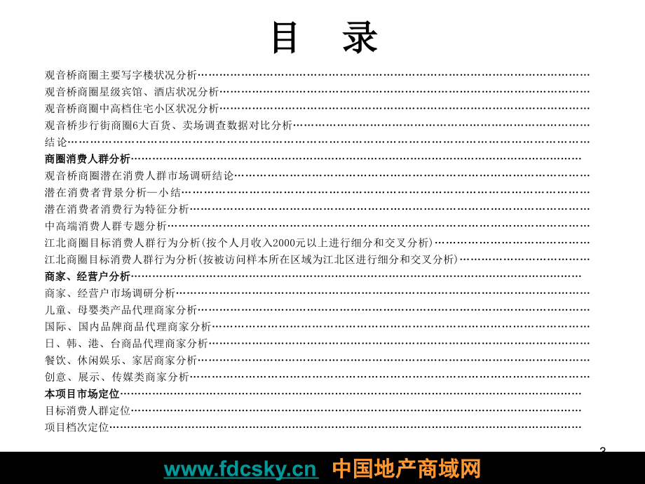 2007年重庆创意时尚广场市调及定位策划报告_第3页
